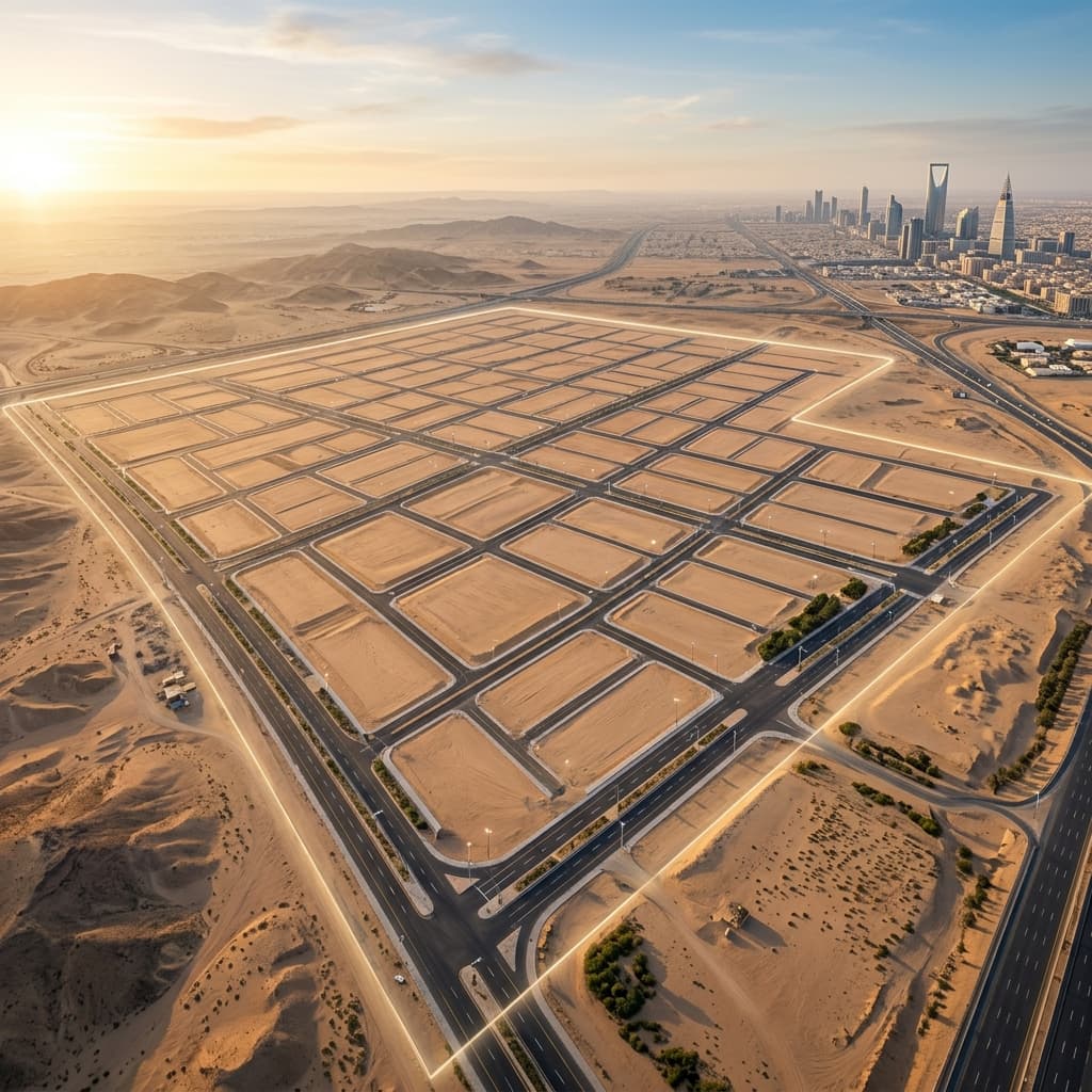 Masterplanned commercial development land in Saudi Arabia